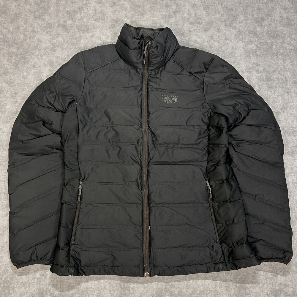 Mountain Hardwear Q.Shield 750 Down Jacket Womens Large Black Winter